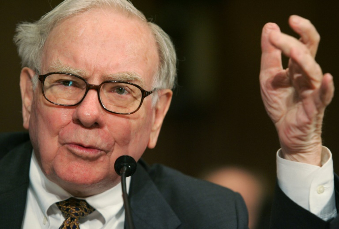 Warren Buffett à Washington, le 14 novembre 2007 © SAUL LOEB