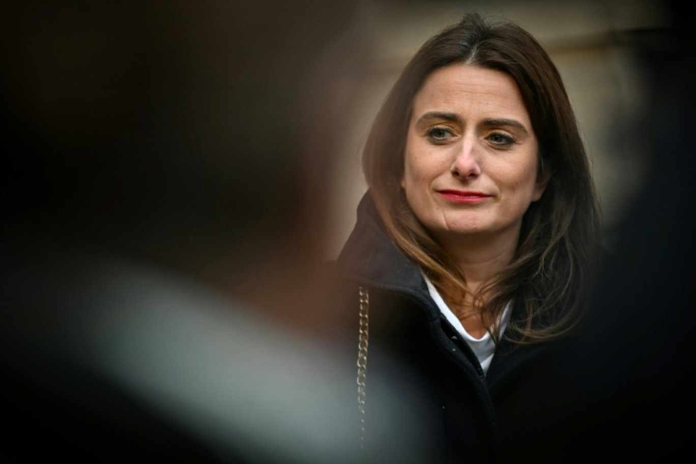 La secrétaire nationale des écologistes, Marine Tondelier, le 17 décembre 2024 à Paris © LOU BENOIST