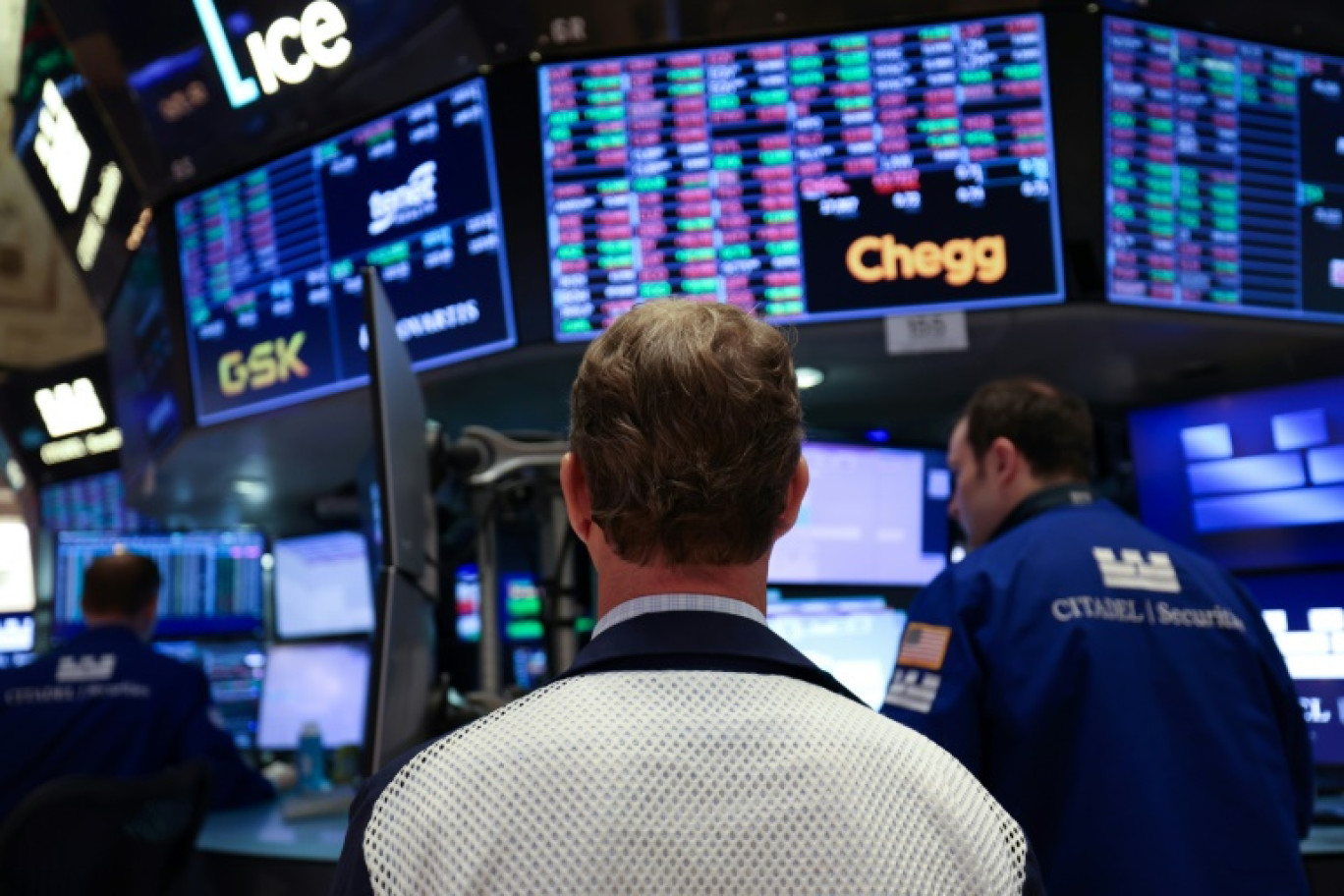 Un opérateur à la Bourse de New York, le 6 mai 2025. © TIMOTHY A. CLARY