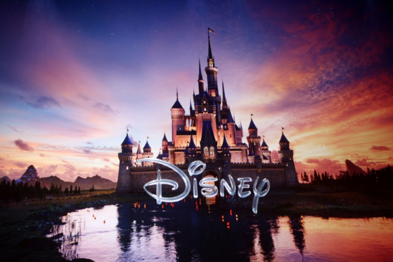 Logo Walt Disney lors d'un événément à Las Vegas, aux Etats-Unis le 3 avril 2025. © VALERIE MACON
