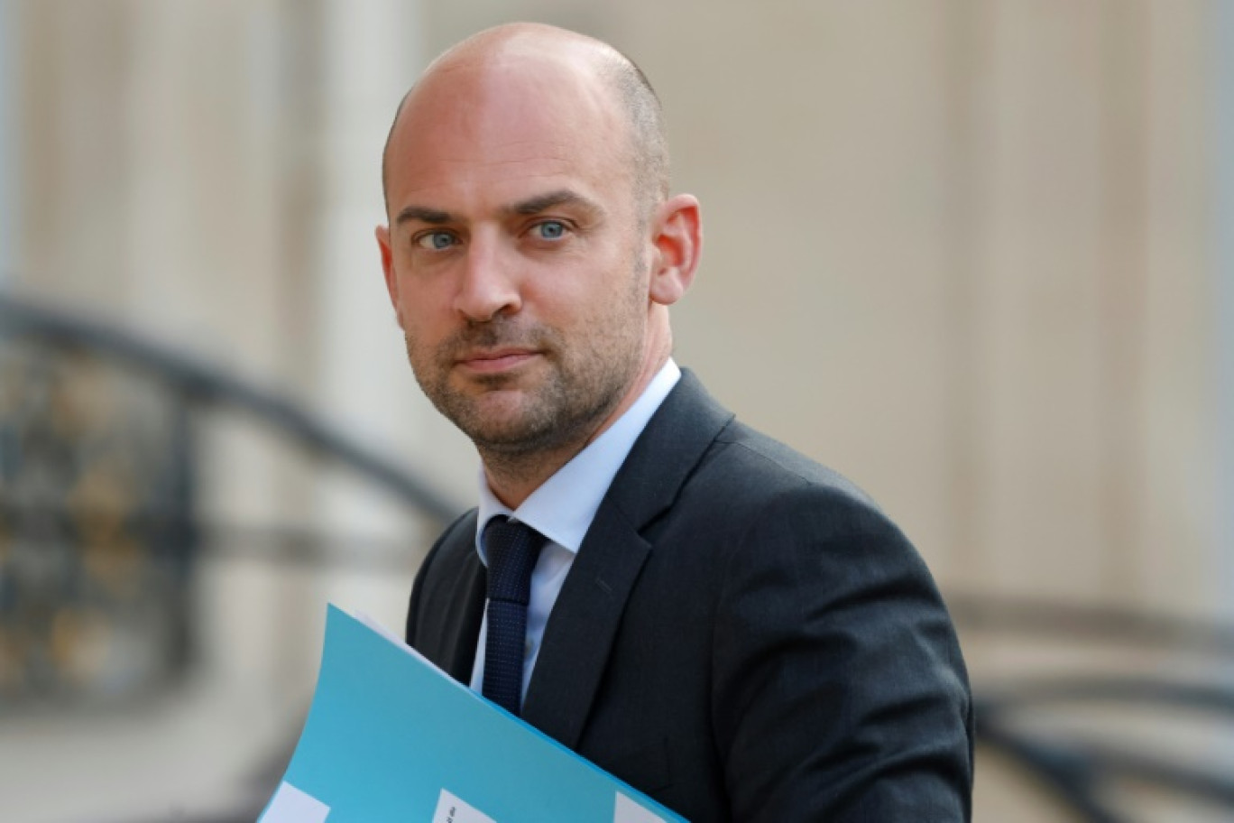 Le ministre des Affaires étrangères Jean-Noël Barrot arrive à l'Elysée, le 5 mai 2025 à Paris © Ludovic MARIN