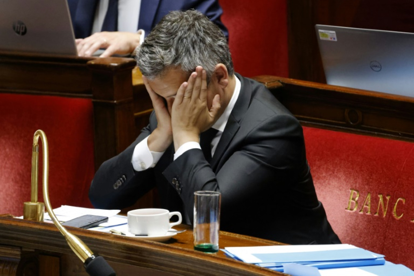 Gérald Darmanin à l'Assemblée nationale le 29 avril 2025 © Ludovic MARIN
