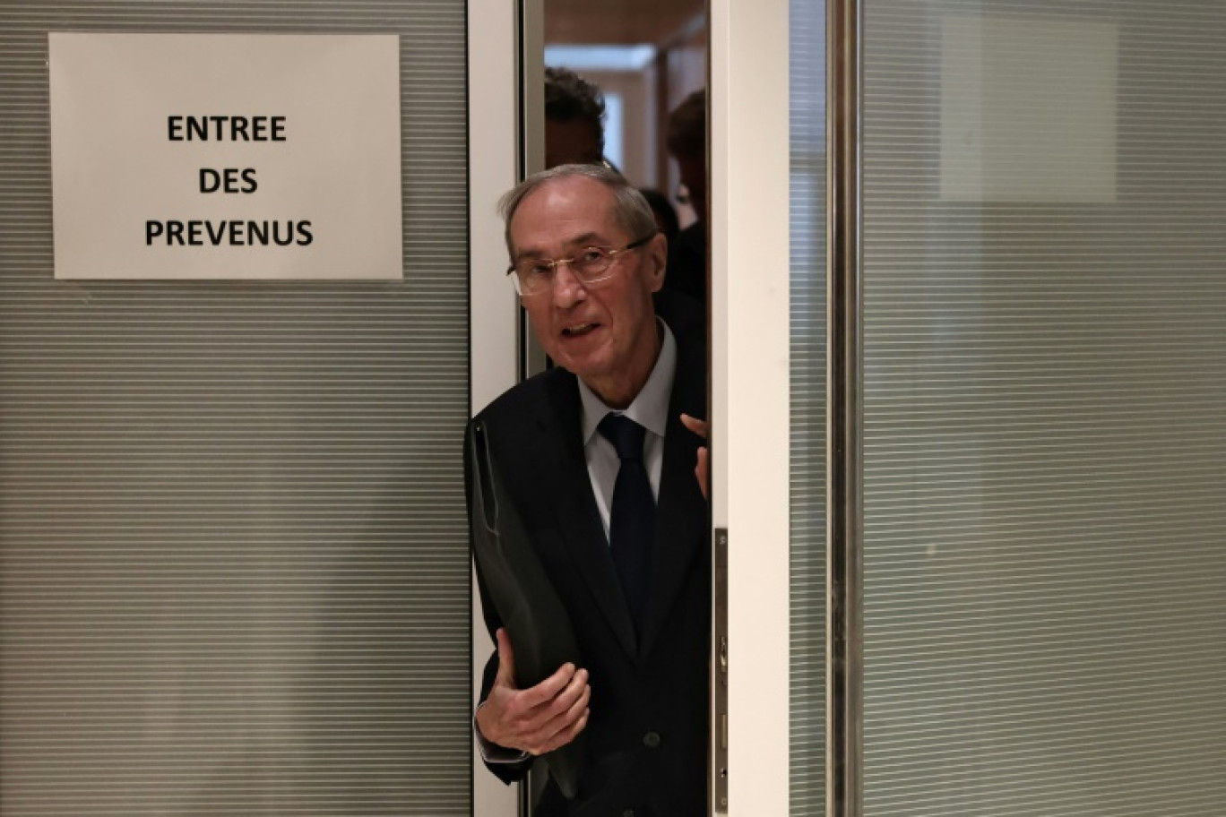 L'ancien secrétaire général de l'Elysée Claude Guéant au palais de justice de Paris, le 8 avril 2025 © Thibaud MORITZ