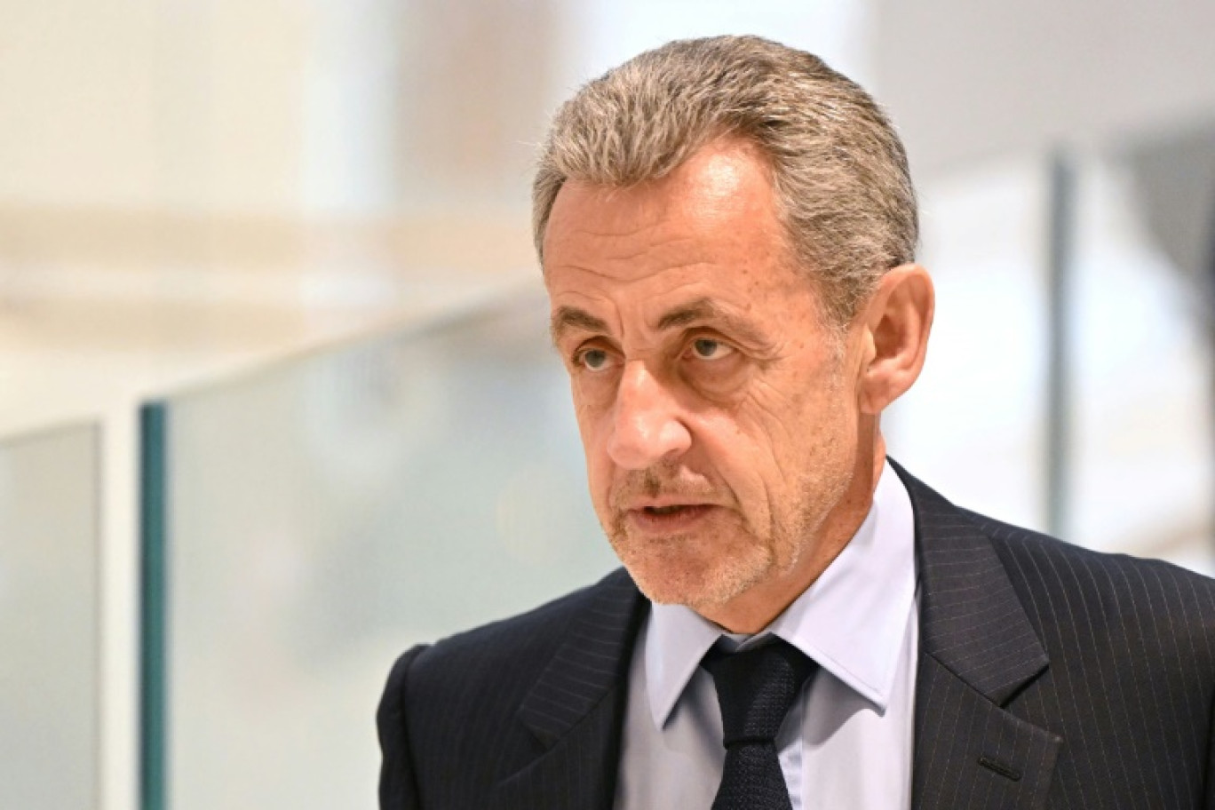 L'ancien président Nicolas Sarkozy au tribunal de Paris, le 25 mars 2025 © Hugo MATHY