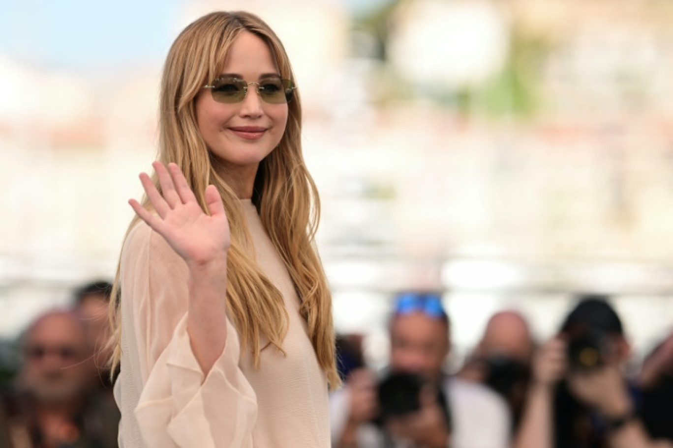 L'actrice américaine Jennifer Lawrence lors d'un photocall pour le film "Die, My Love" au 78e Festival de Cannes, le 18 mai 2025 © Miguel Medina