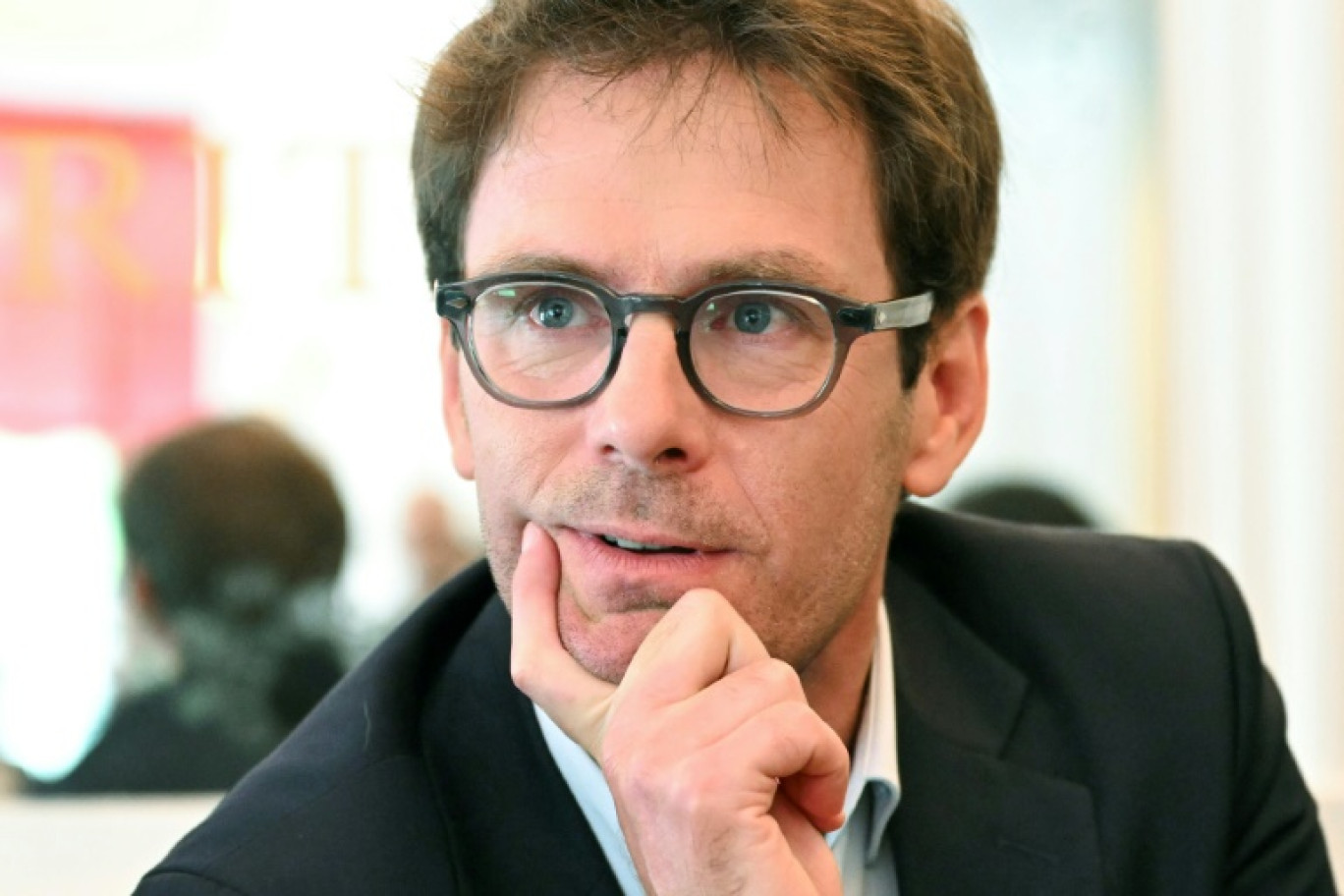 Le maire socialiste de Rouen, Nicolas Mayer-Rossignol, à Paris le 25 avril 2025 © Bertrand GUAY