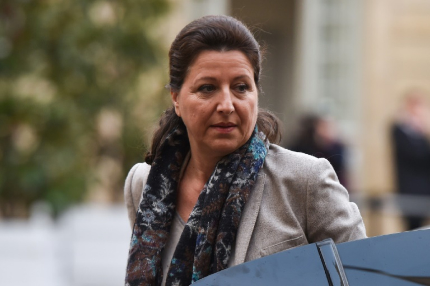 Agnès Buzyn, alors ministre de la Santé, arrive à l'hôtel Matignon pour une réunion sur les mesures à prendre face aux premiers cas de coronavirus en France et la situation des expatriés français se trouvant dans la zone de l'épidémie en Chine, le 26 janvier 2020 à Paris © Lucas BARIOULET