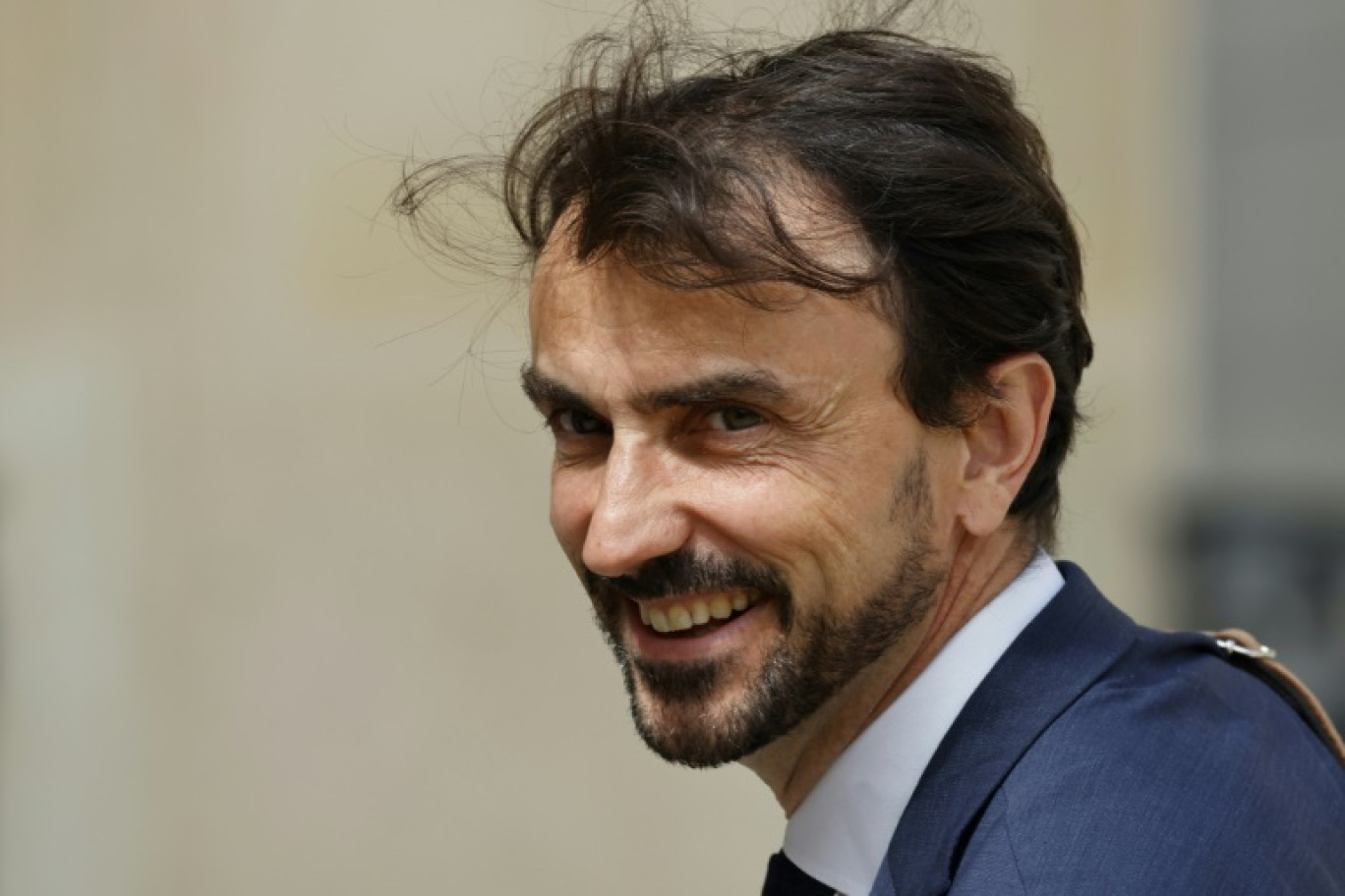 Le maire écologiste de Lyon Grégory Doucet, le 4 juillet 2023 à l'Elysée, à Paris © Ludovic MARIN