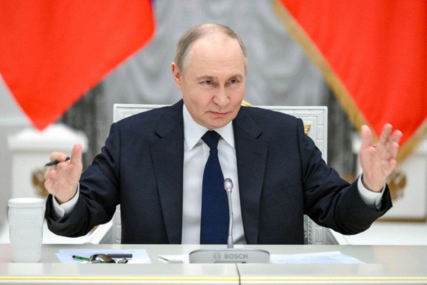Le président russe Vladimir Poutine à Moscou, le 26 mai 2025 © Grigory SYSOYEV