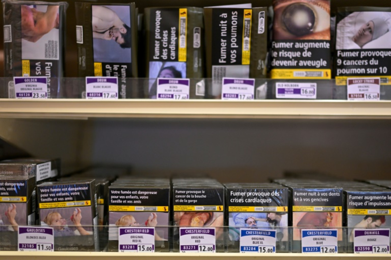 Malgré la diminution des ventes et du tabagisme en 2024, le chiffre d'affaires global du tabac atteint 19,3 milliards d'euros portée par la hausse des prix, selon l'OFDT © Damien MEYER