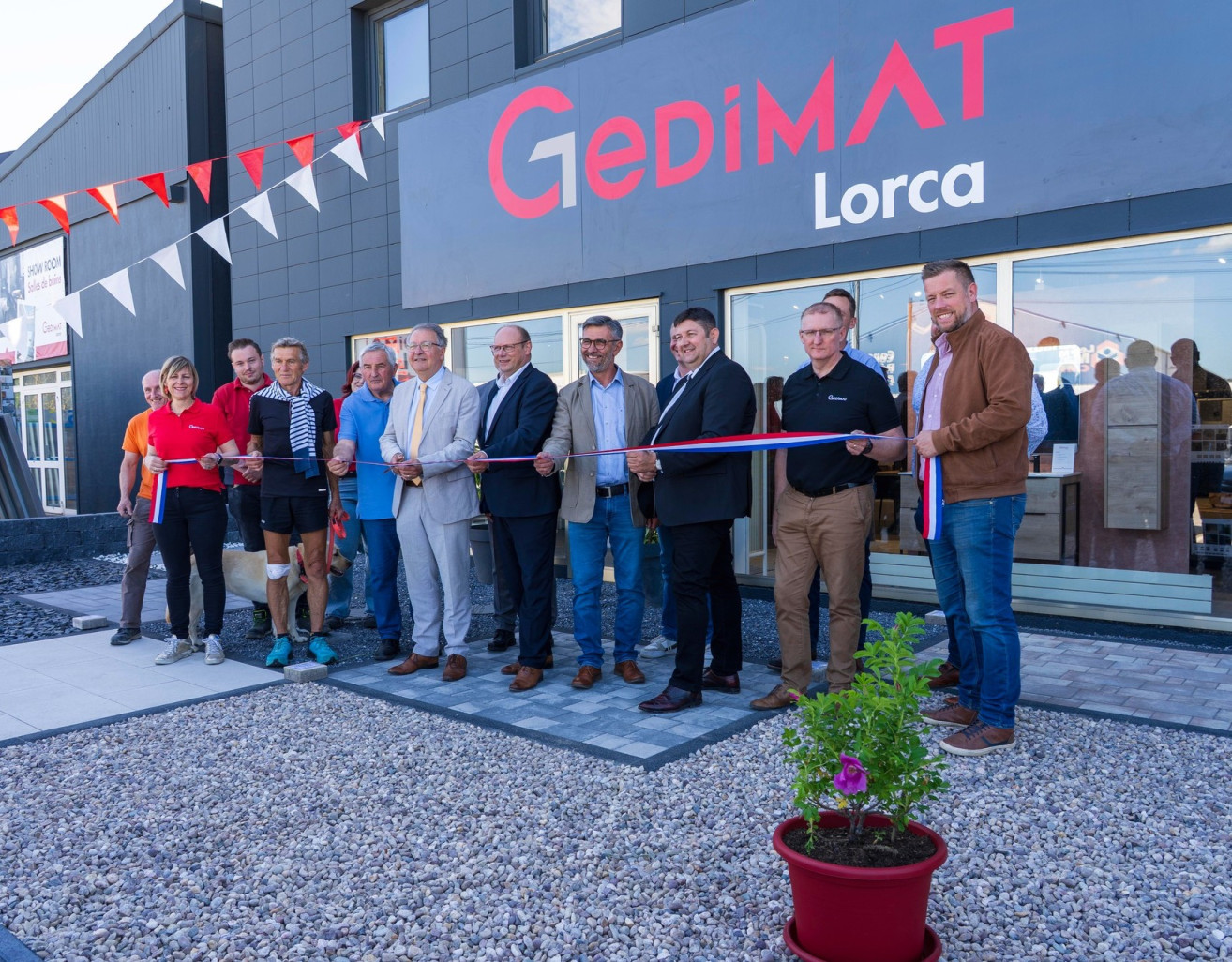 À l'heure de l'inauguration. © Groupe Lorca.