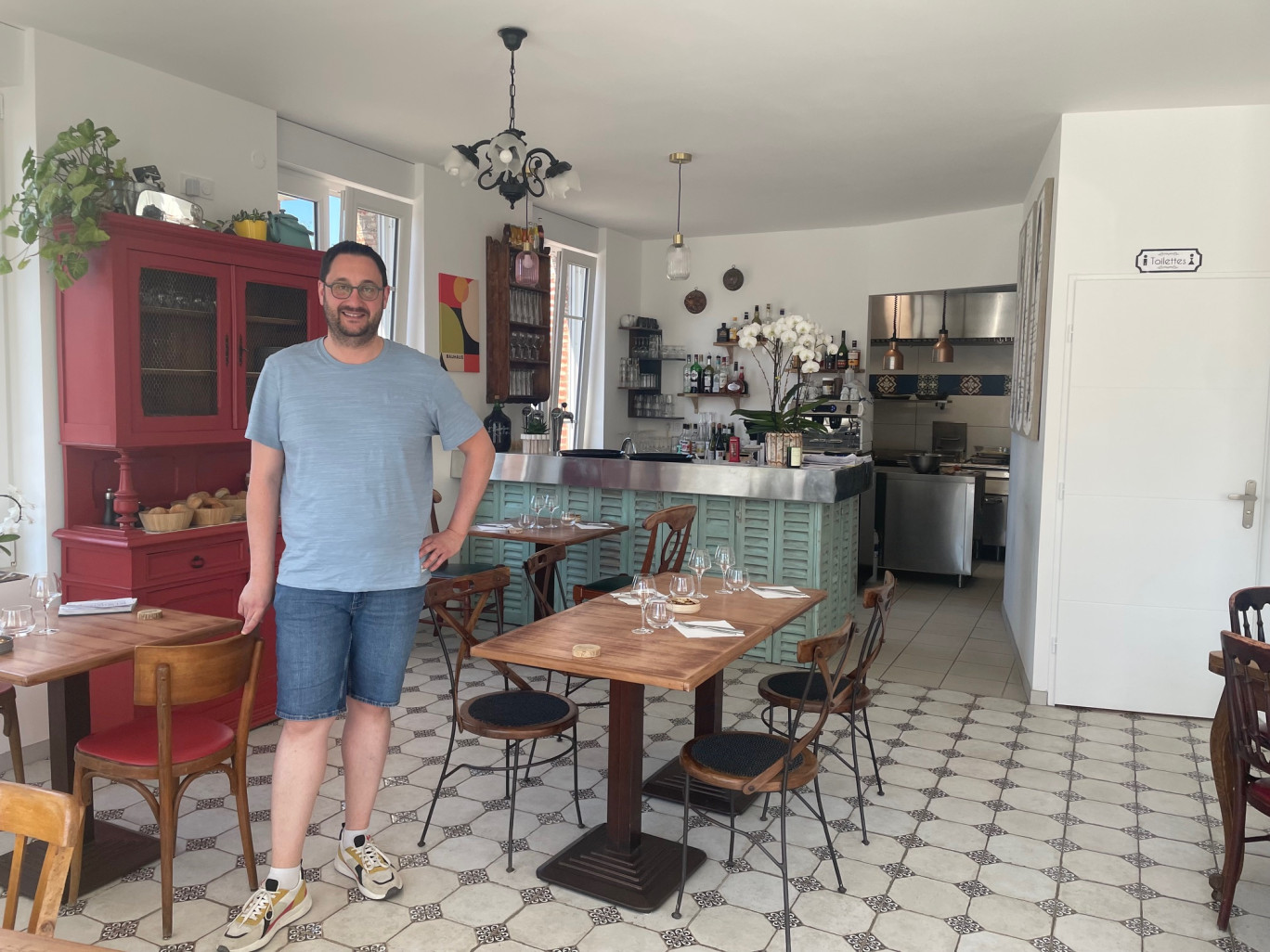 David Bédier a ouvert le restaurant Bistro Rétro à Ailly-sur-Noye en février dernier.