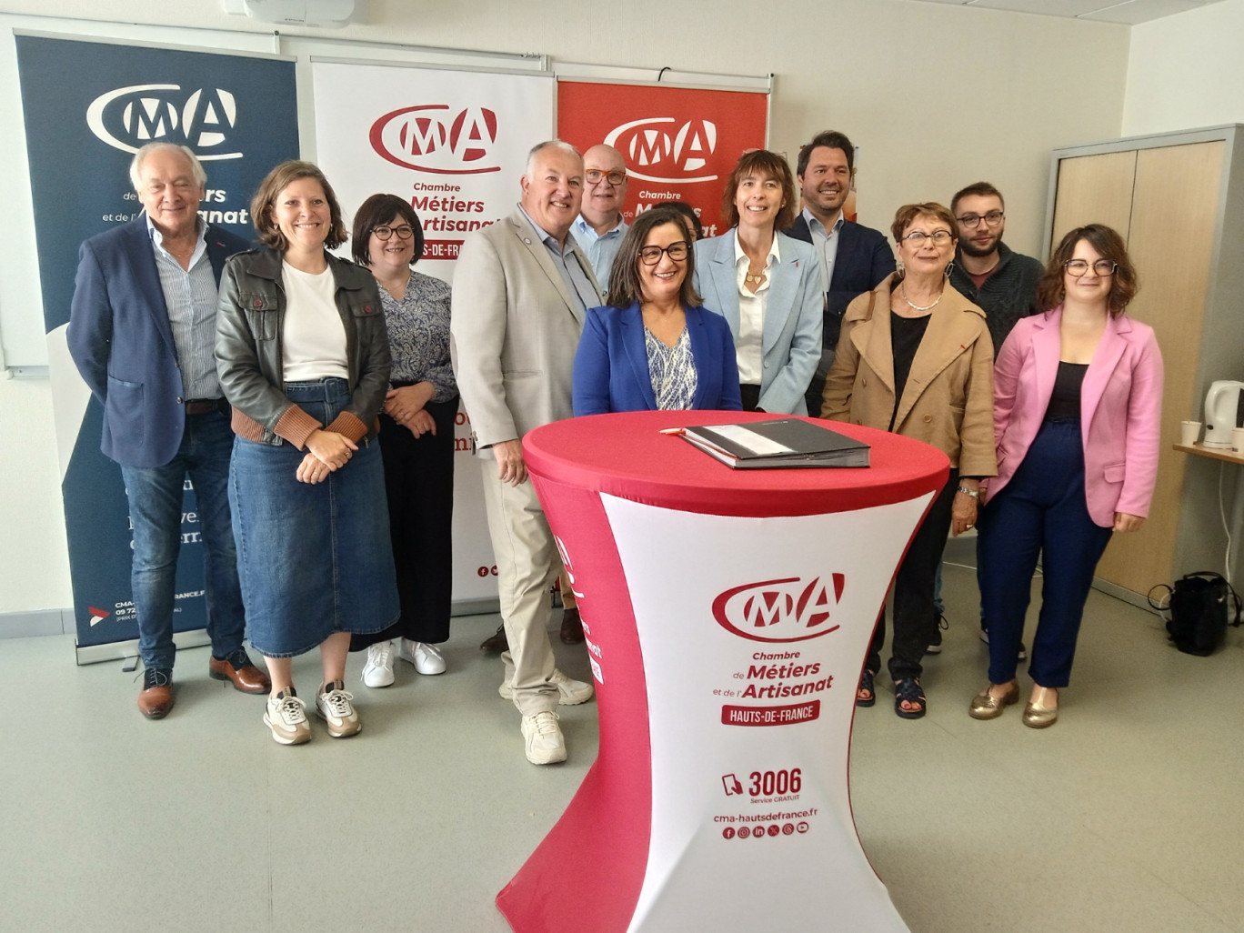 L’équipe locale de la CMA travaille en lien étroit avec le service économique de l’Agglo.