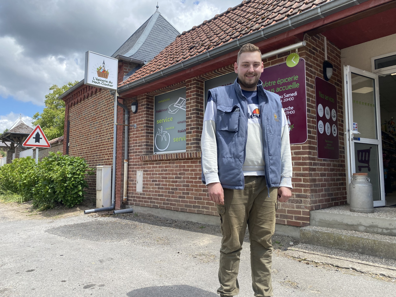 Dinkan Belguise a eu un coup de foudre pour la supérette.