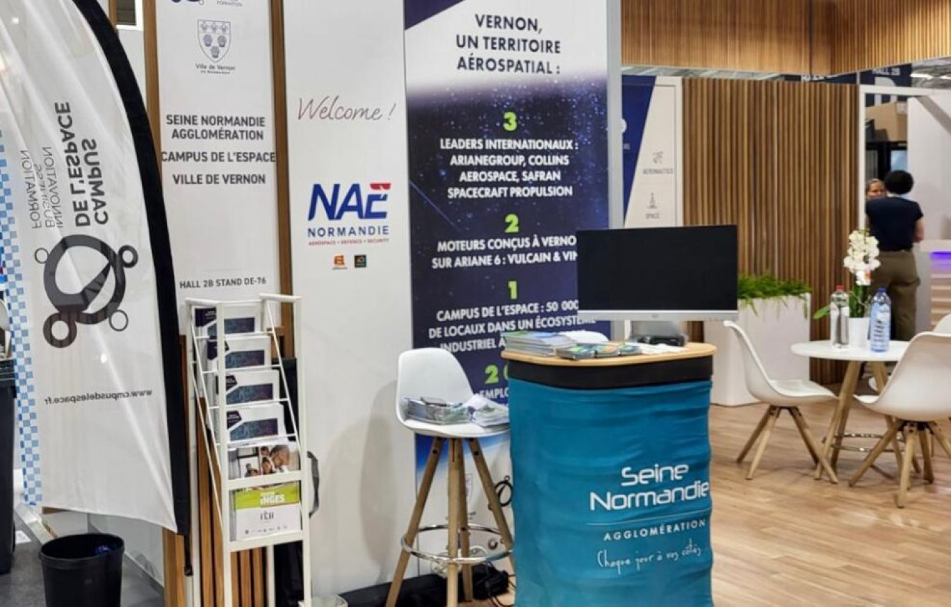 (c) Seine Normandie Agglomération Pavillon de Normandie AeroEspace NAE au salon du Bourget