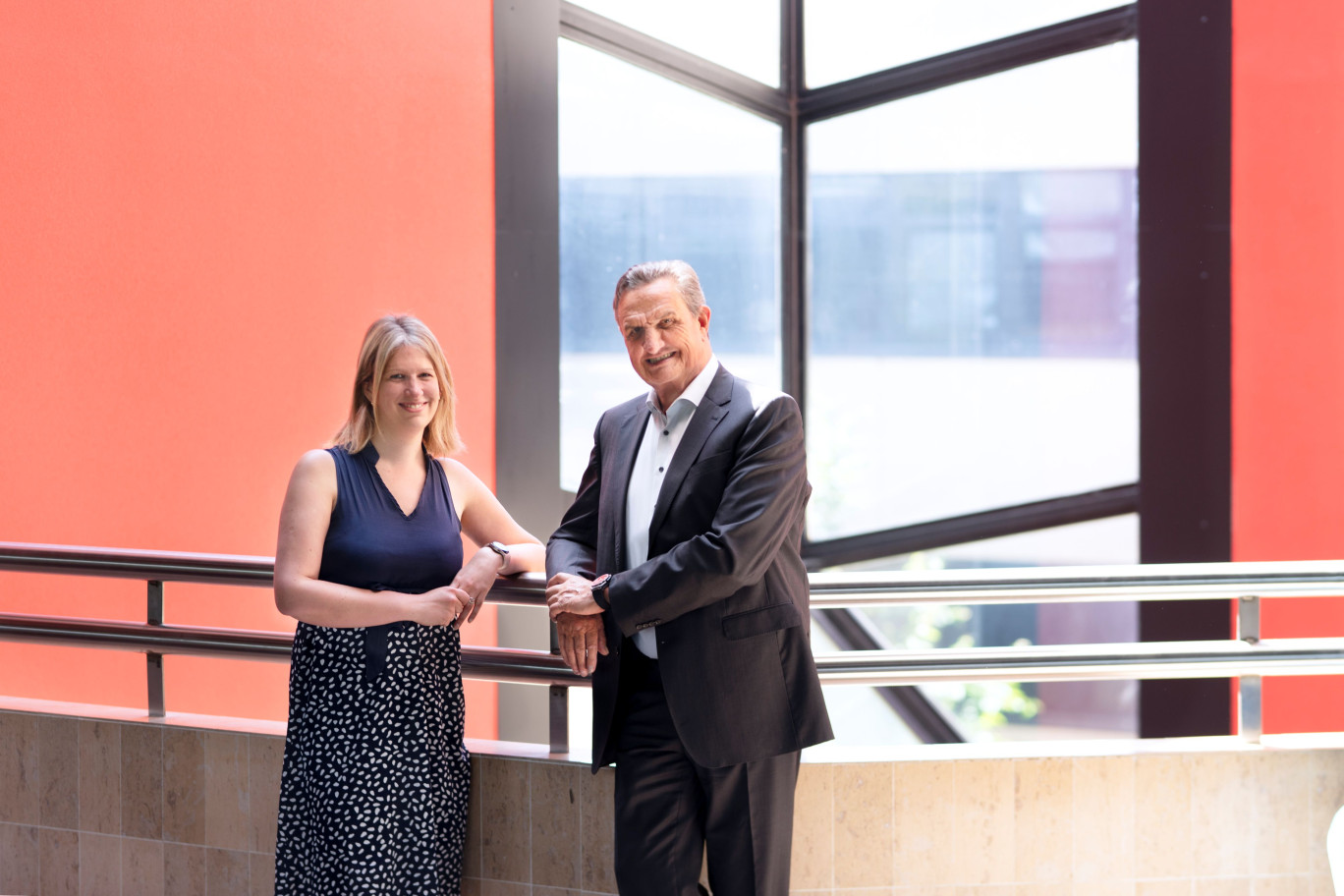Delphine Bouley, directrice, et Roger Walter, président d'Initiative Metz. © Laurence Deleau