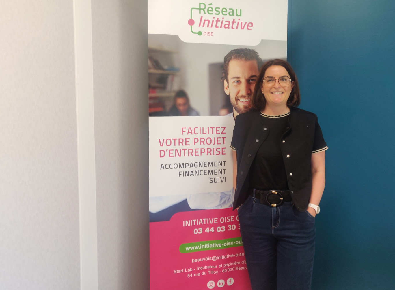 Vanessa Foulon Dos Santos, directrice d’Initiative Oise Ouest. © Aletheia Press / DLP