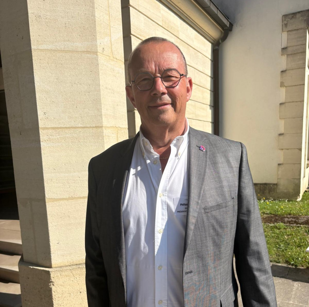 Philippe Morin, nouveau président du Medef Oise. © V.K