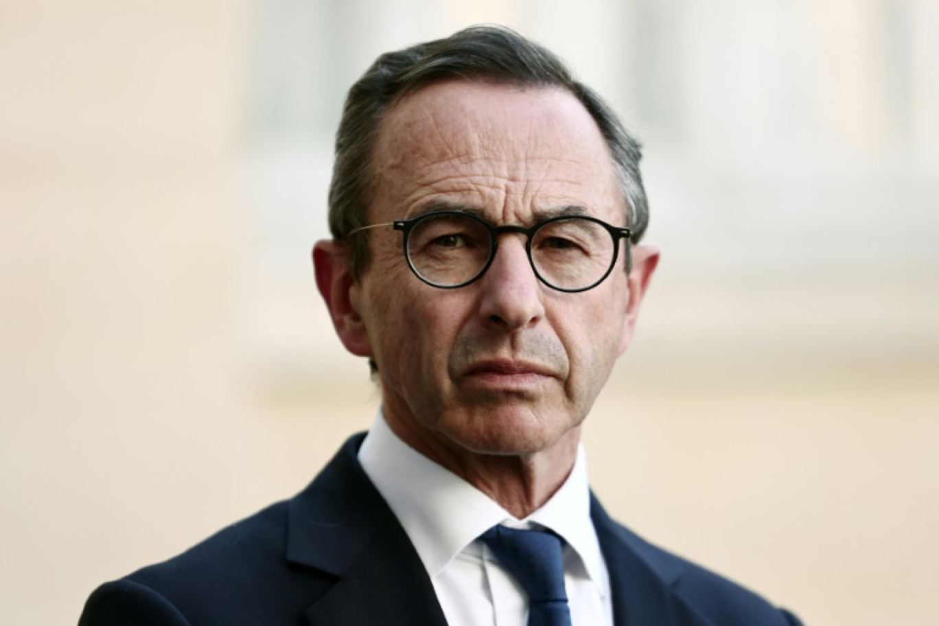 Bruno Retailleau le 2 juin 2025, à l'hôtel Matignon, à Paris © Thibaud MORITZ