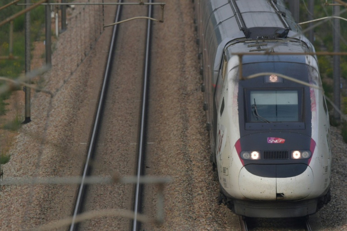 TGV sur la ligne Paris-Bordeaux le 31 août 2024. © JEAN-FRANCOIS MONIER