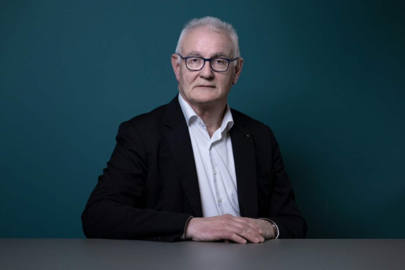 Daniel Baal, président de Crédit Mutuel Alliance fédérale, le 3 avril 2024 à Paris. © JOEL SAGET