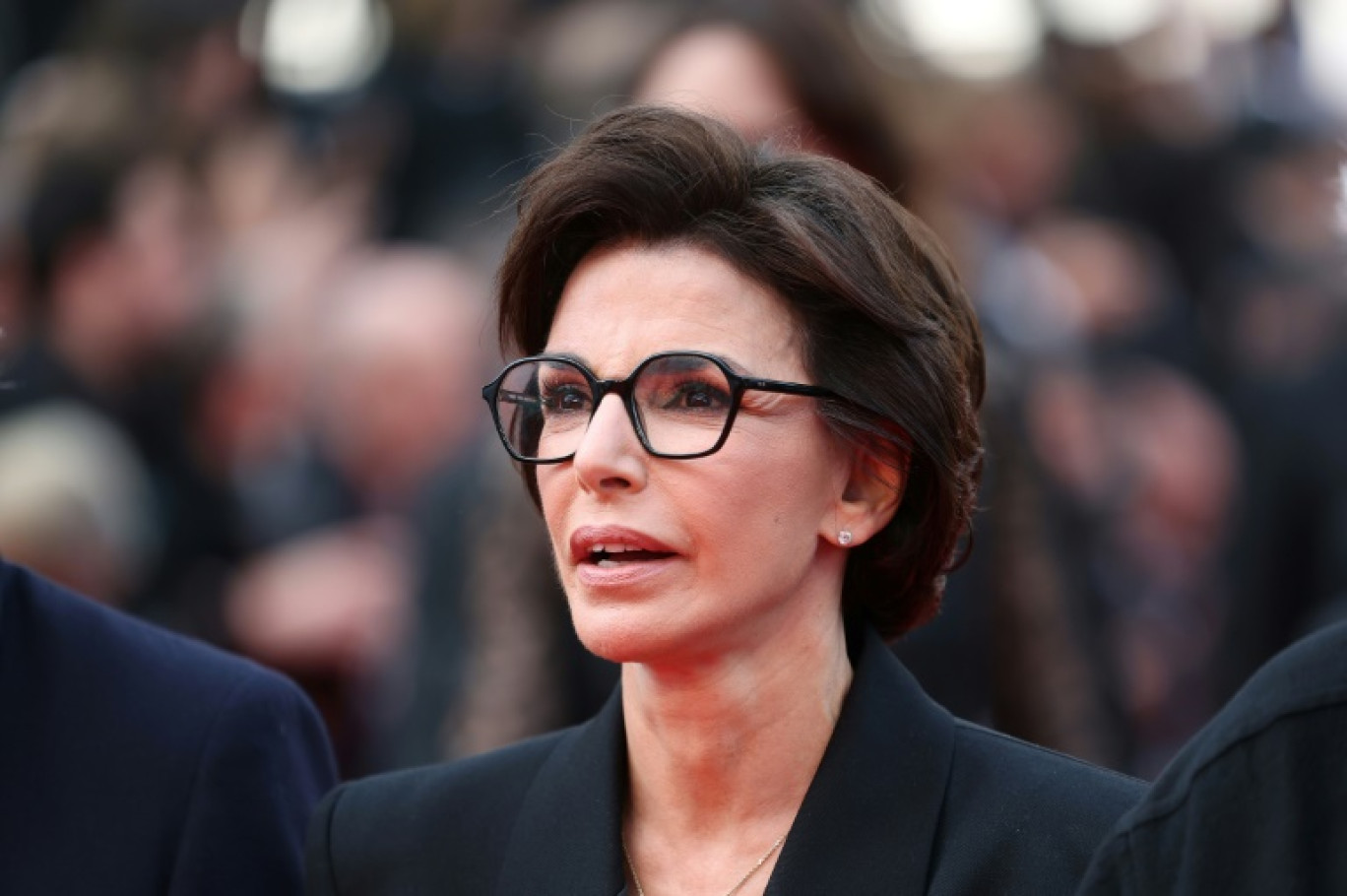 La ministre de la Culture Rachida Dati au festival de Cannes, le 18 mai 2025 © Valery HACHE