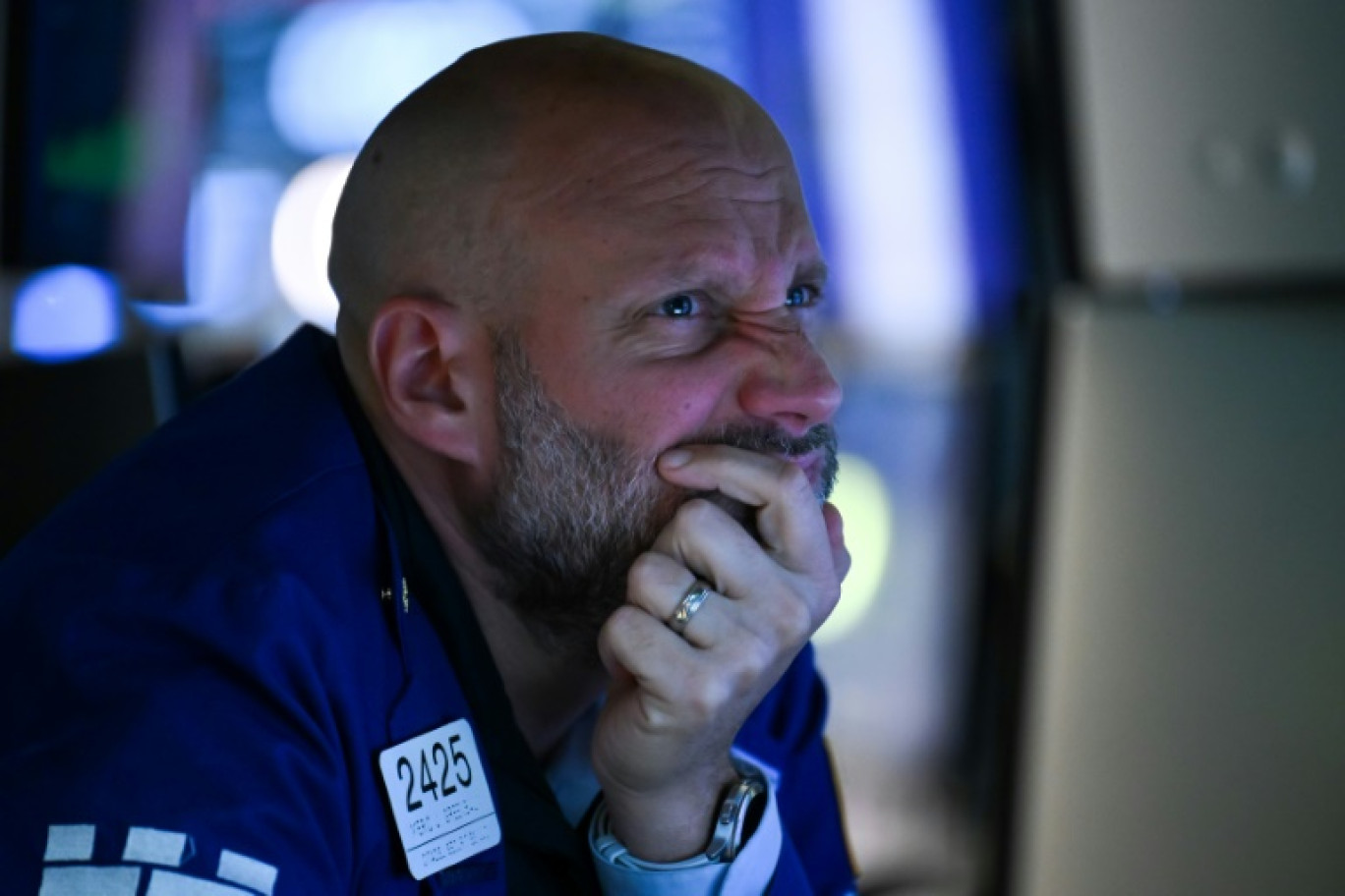 Un opérateur à la Bourse de New York le 2 juin 2025 © ANGELA WEISS