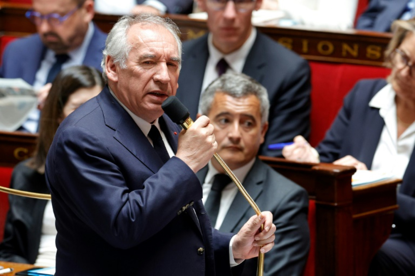 Le Premier ministre François Bayrou lors d'une séance de questions au gouvernement à l'Assemblée nationale, le 10 juin 2025 à Paris © GEOFFROY VAN DER HASSELT