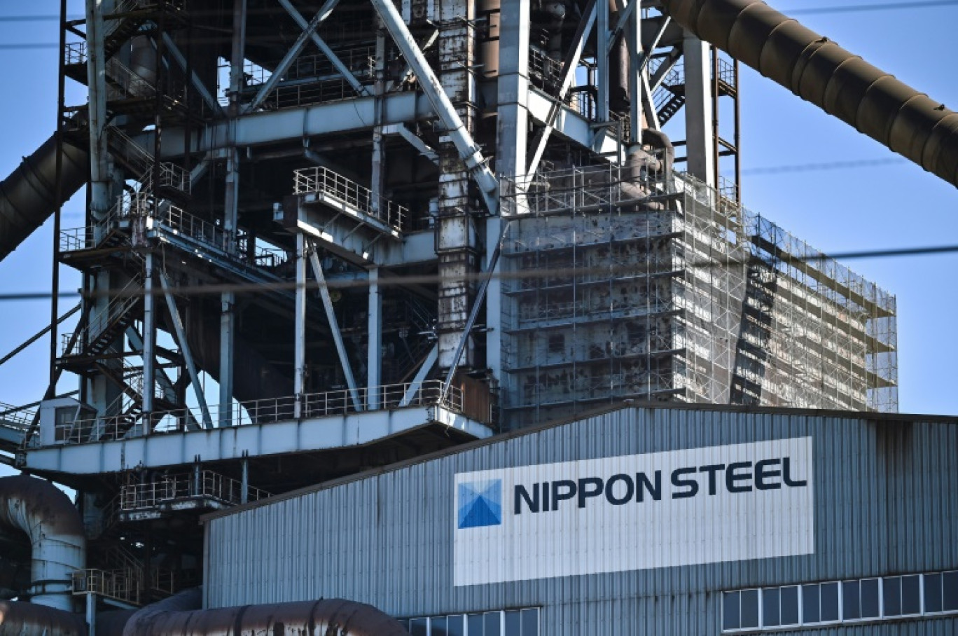 Une installation de l'aciériste japonais Nippon Steel, le 6 décembre 2024 à Kashima, au nord de Tokyo © Richard A. Brooks