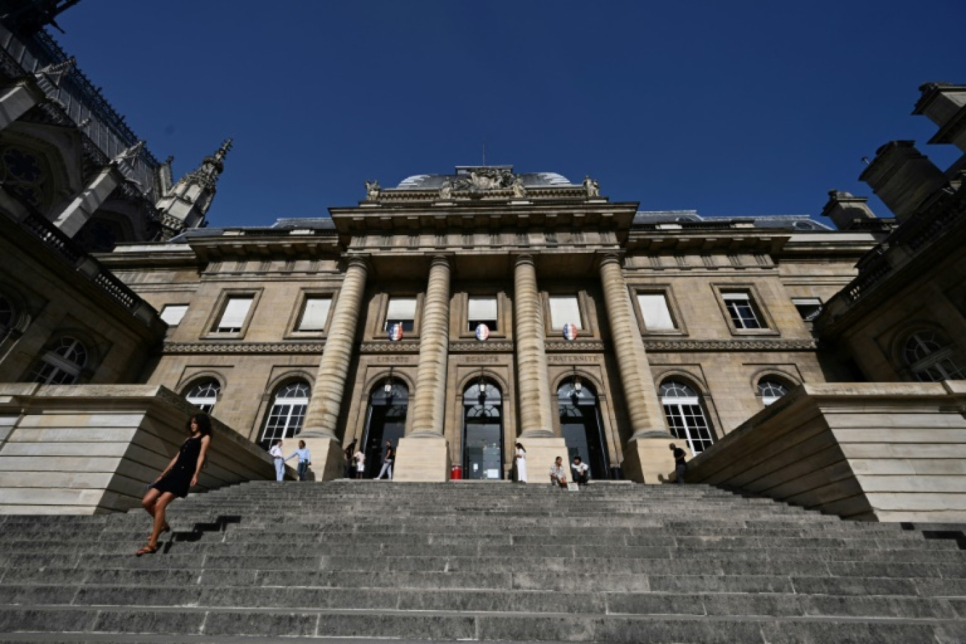 Le Palais de justice de l'île de la Cité à Paris, le 5 septembre 2023 © MIGUEL MEDINA