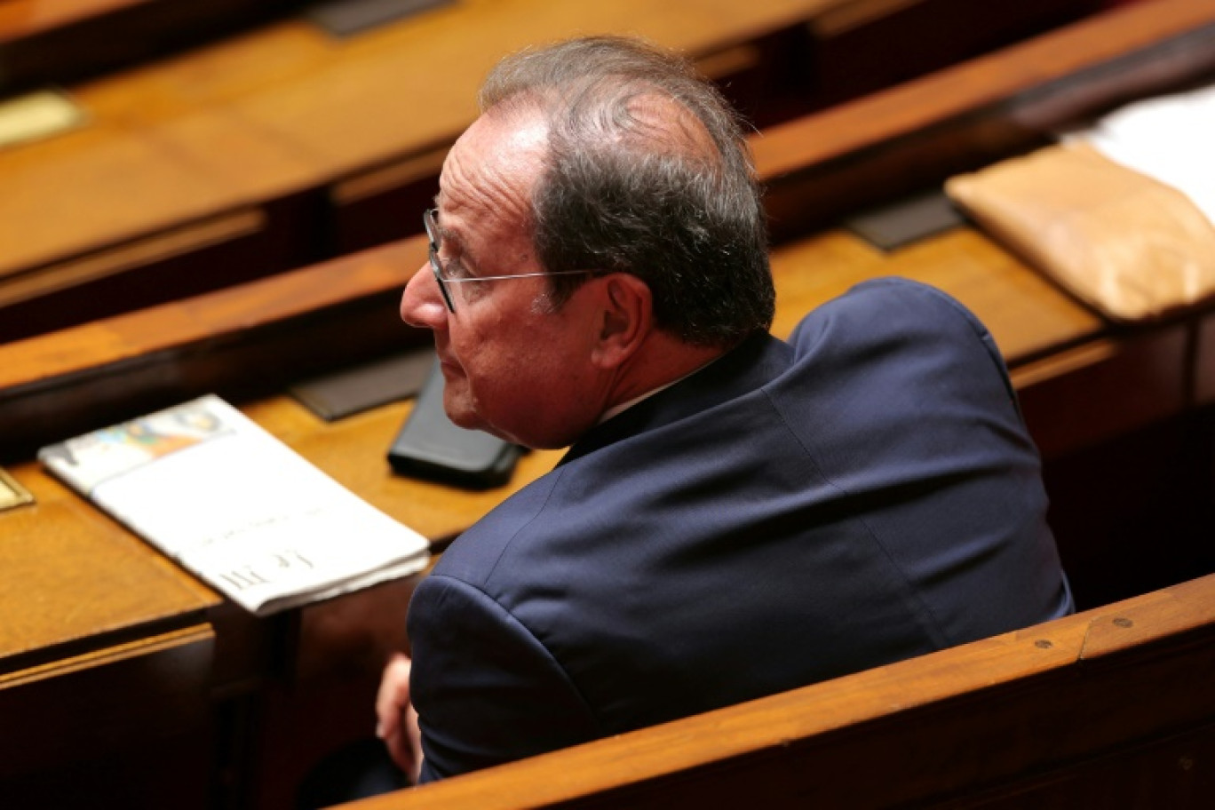 François Hollande, redevenu député PS, à l'Assemblée nationale à Paris le 25 juin 2025 © Thomas SAMSON