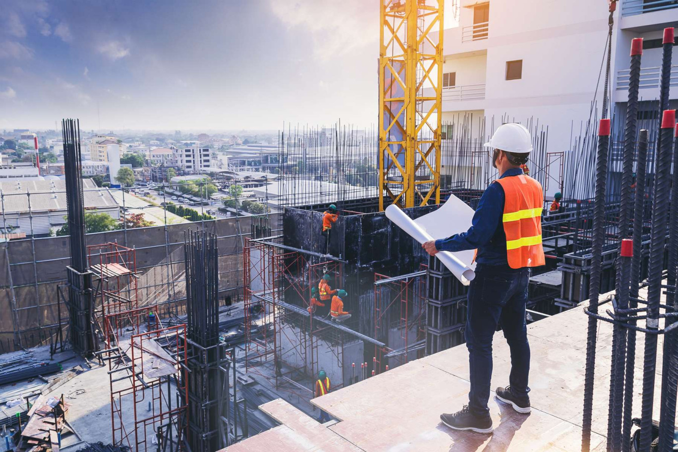 En baisse de 10%, le segment de la construction neuve connaît les plus fortes difficultés. © Panumas