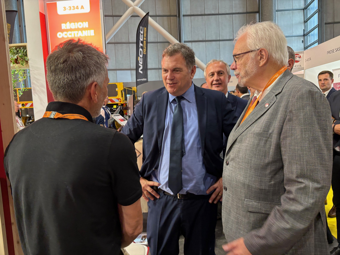 Philippe Tabarot, ministre des Transports, en venue au SIFER, à Lille Grand Palais.