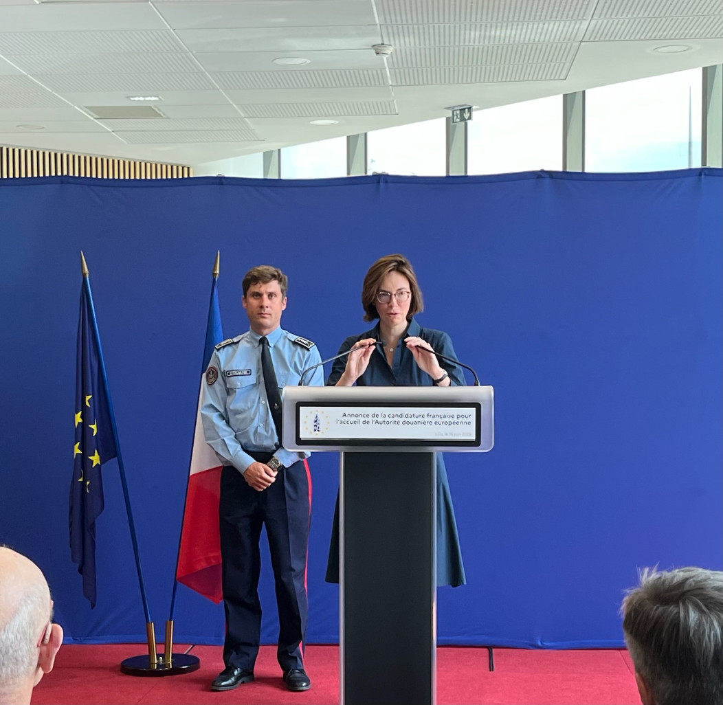 La ministre des Comptes Publics Amélie de Montchalin a annoncé la candidature de la France, et donc de Lille, pour accueillir la nouvelle Autorité Douanière de l'Union européenne.