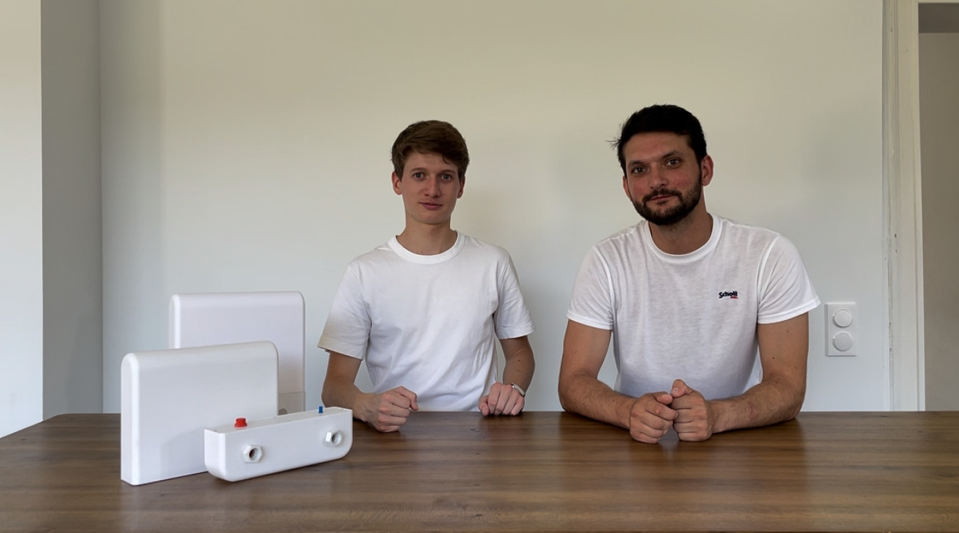 Lucas Roguet et Sydney Sillam, les deux fondateurs amiénois de bloop.