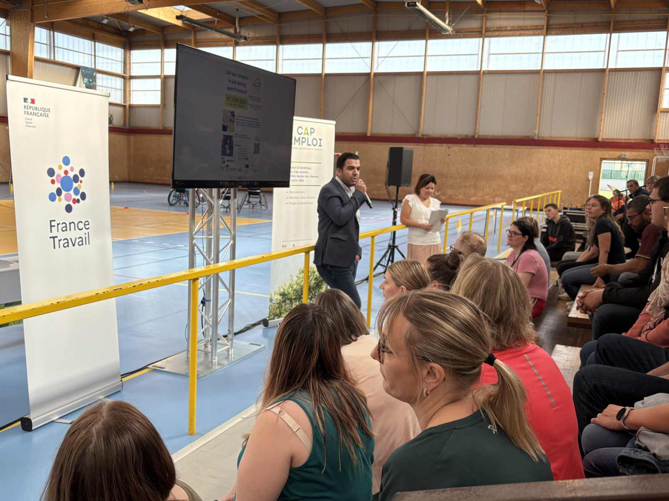 Youssef El Grimat, directeur de France Travail Laon a accueilli les participants jeudi 12 juin.