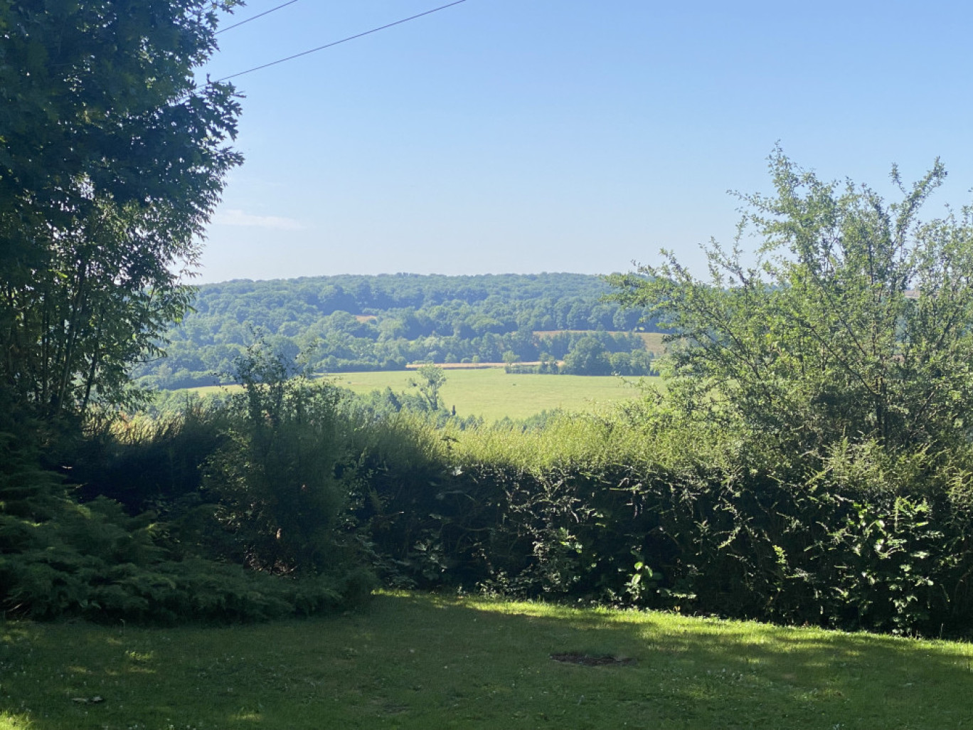 Les jardins spnt intégrés à un paysage naturel.