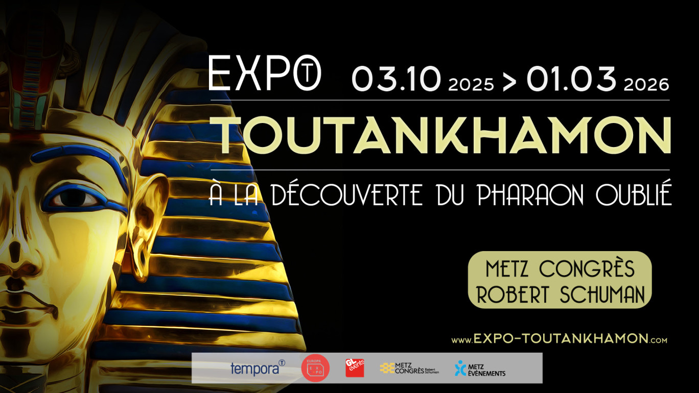 Toutankhamon s'installe à Metz à partir du 3 octobre 2025.