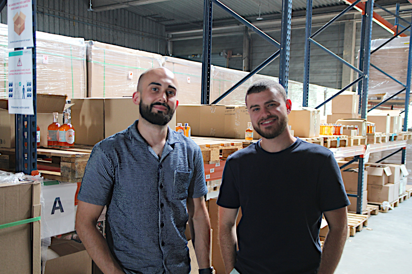 Denis et Quentin, les deux associés fondateurs de la Sarl Dallet, franchisée GreenLog. © Aletheia Press / B.Delabre