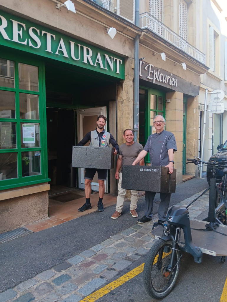 Un service pour les restaurateurs locaux. © D.R.