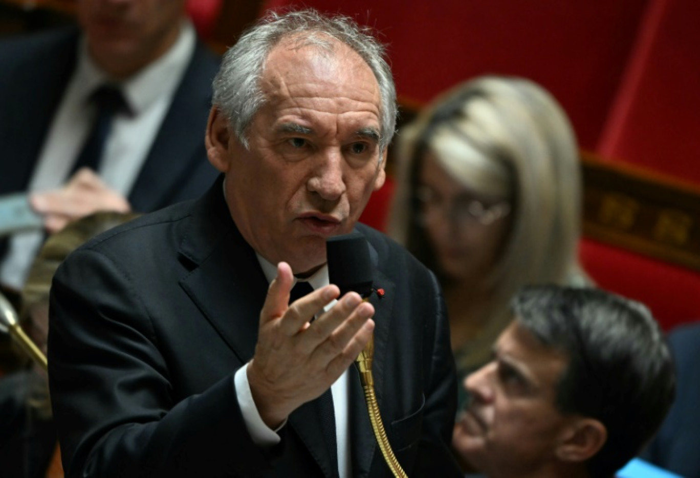 Le Premier ministre François Bayrou, le 24 juin 2025 à l'Assemblée, à Paris © Julie SEBADELHA