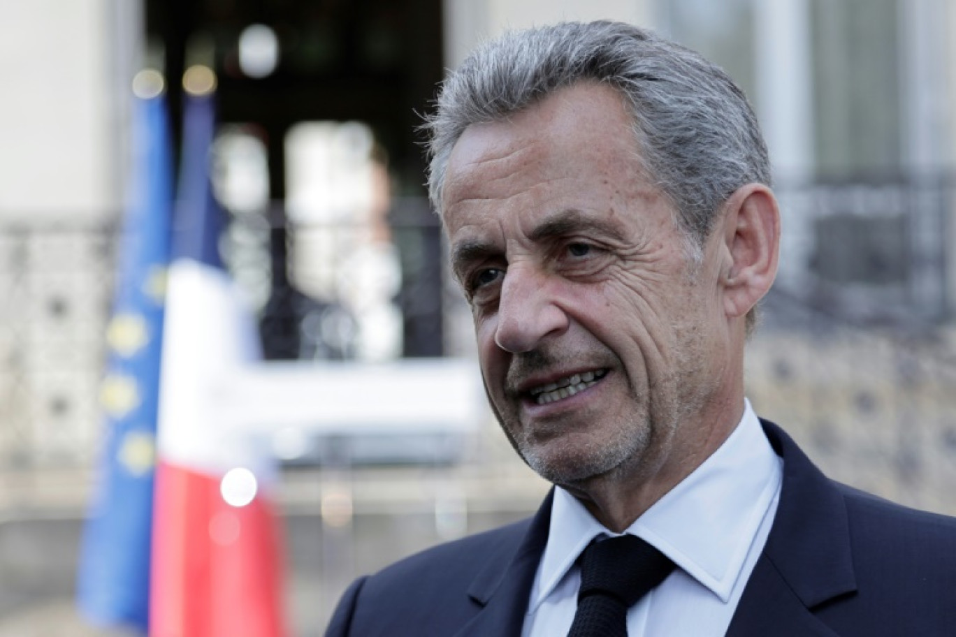 L'ancien président Nicolas Sarkozy à Villiers-sur-Marne, dans le Val-de-Marne, le 20 mai 2025 © STEPHANE DE SAKUTIN