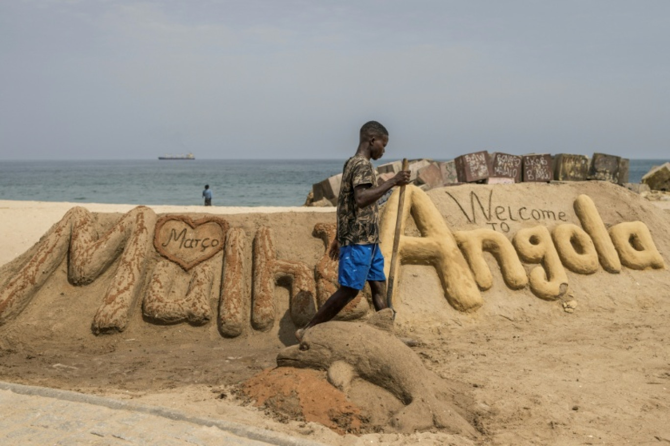 Portuguese-speaking Angola which has a long stretch of Atlantic Ocean coastline © MARCO LONGARI