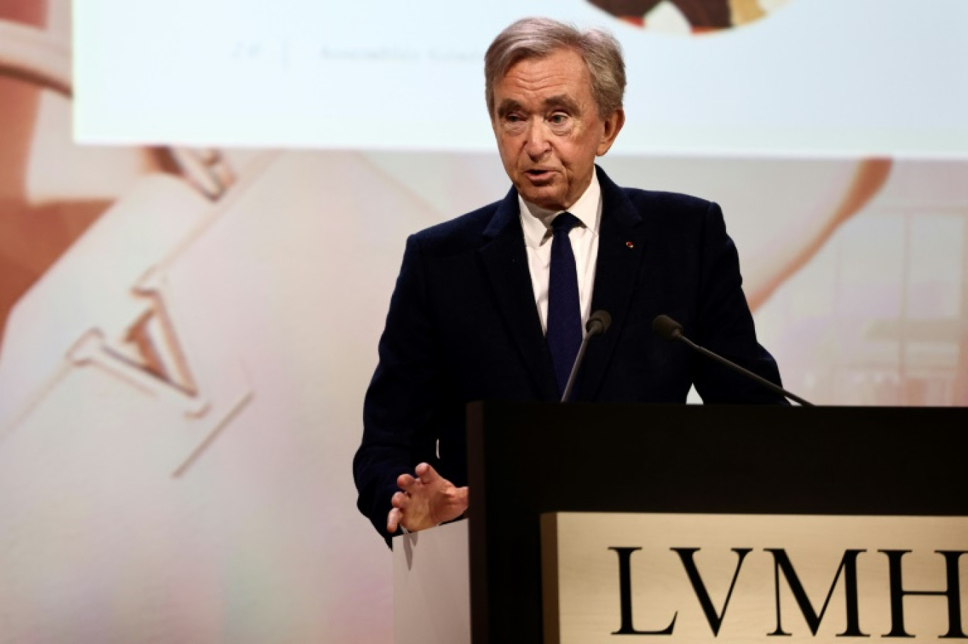Bernard Arnault, PDG du numéro un mondial du luxe LVMH. © Thibaud MORITZ