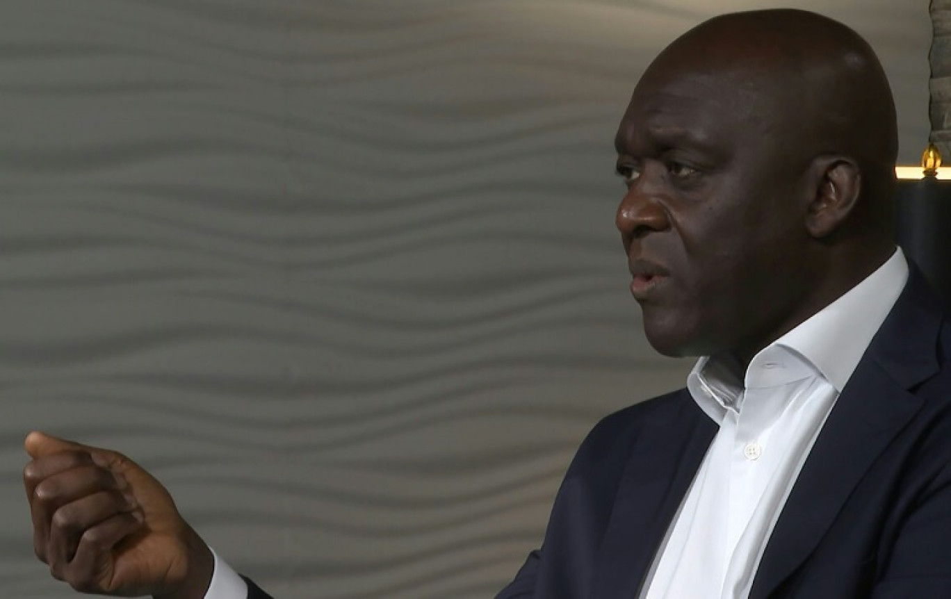 Makhtar Diop, dirigeant de la Société financière internationale (SFI), bras privé de la Banque mondiale à Washington, le 3 juillet 2025 © Anne LEBRETON