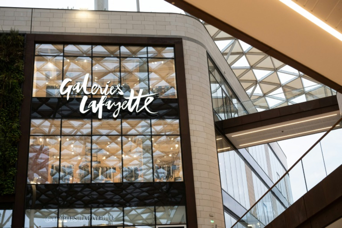 Le magasin Galeries Lafayette du centre commercial du Prado à Marseille, le 21 janvier 2025, qui doit fermée d'ici la fin de l'année © MIGUEL MEDINA