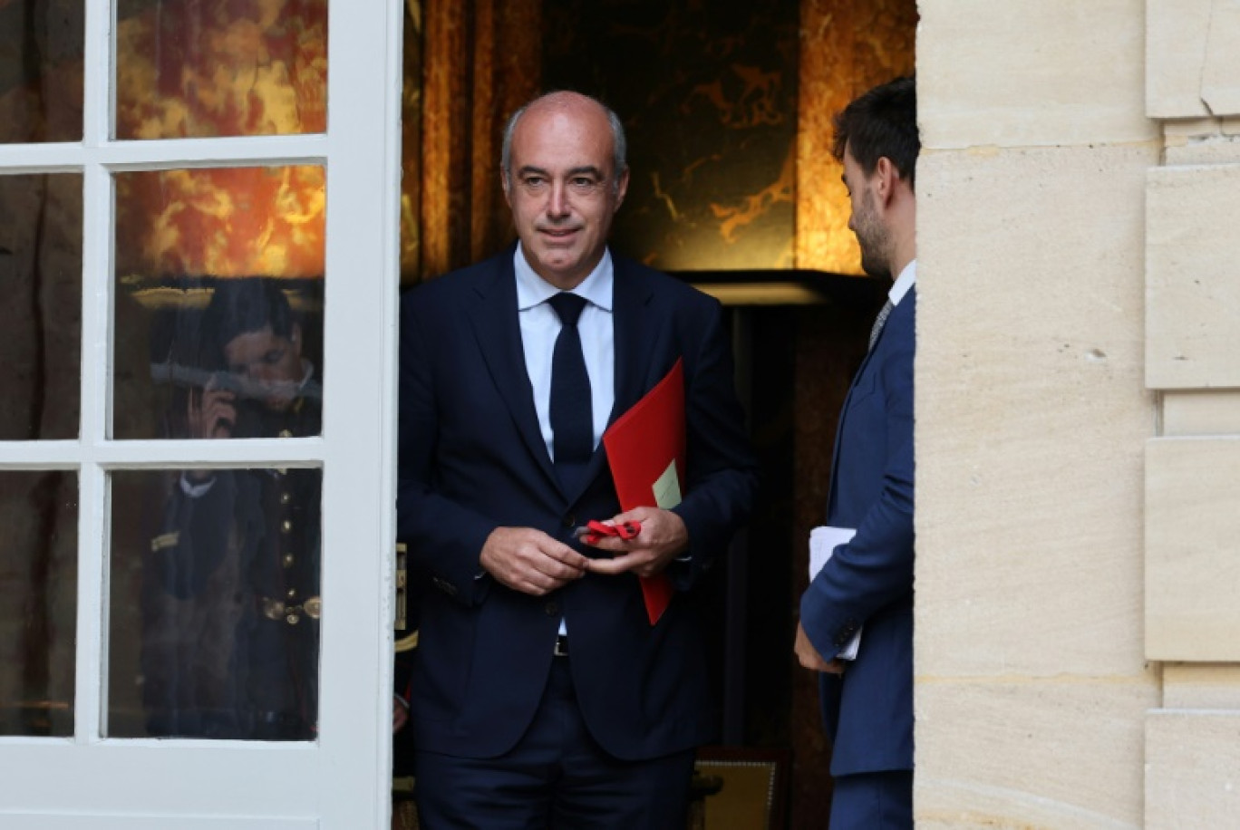 Olivier Marleix à l'Hôtel Matignon le 14 septembre 2023 © MEHDI FEDOUACH
