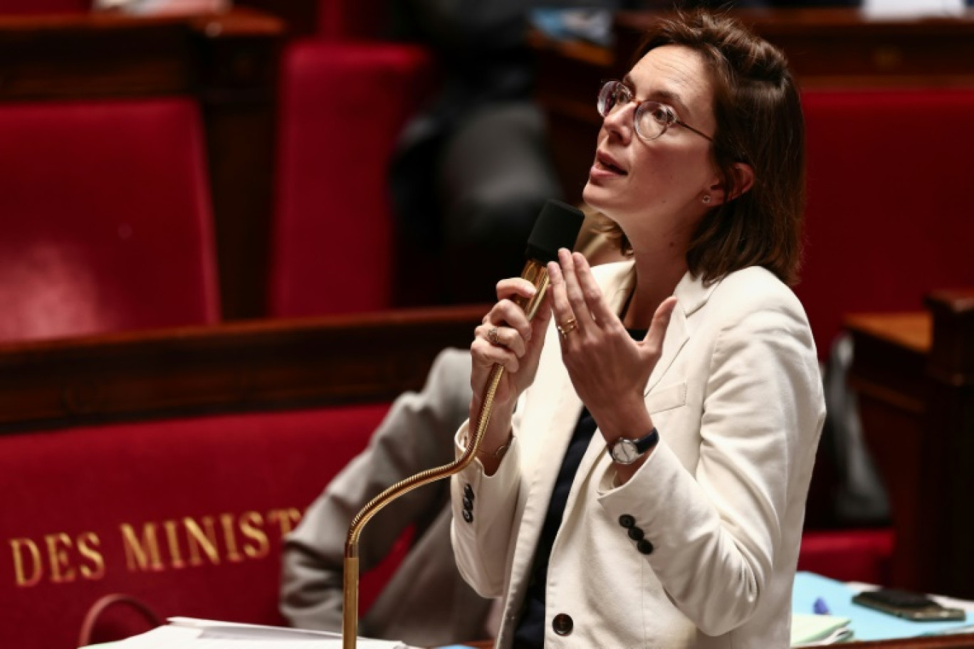 La ministre chargée des Comptes publics Amélie de Montchalin, lors de la séance de questions au gouvernement à l'Assemblée nationale à Paris, le 2 juillet 2025 © Thibaud MORITZ