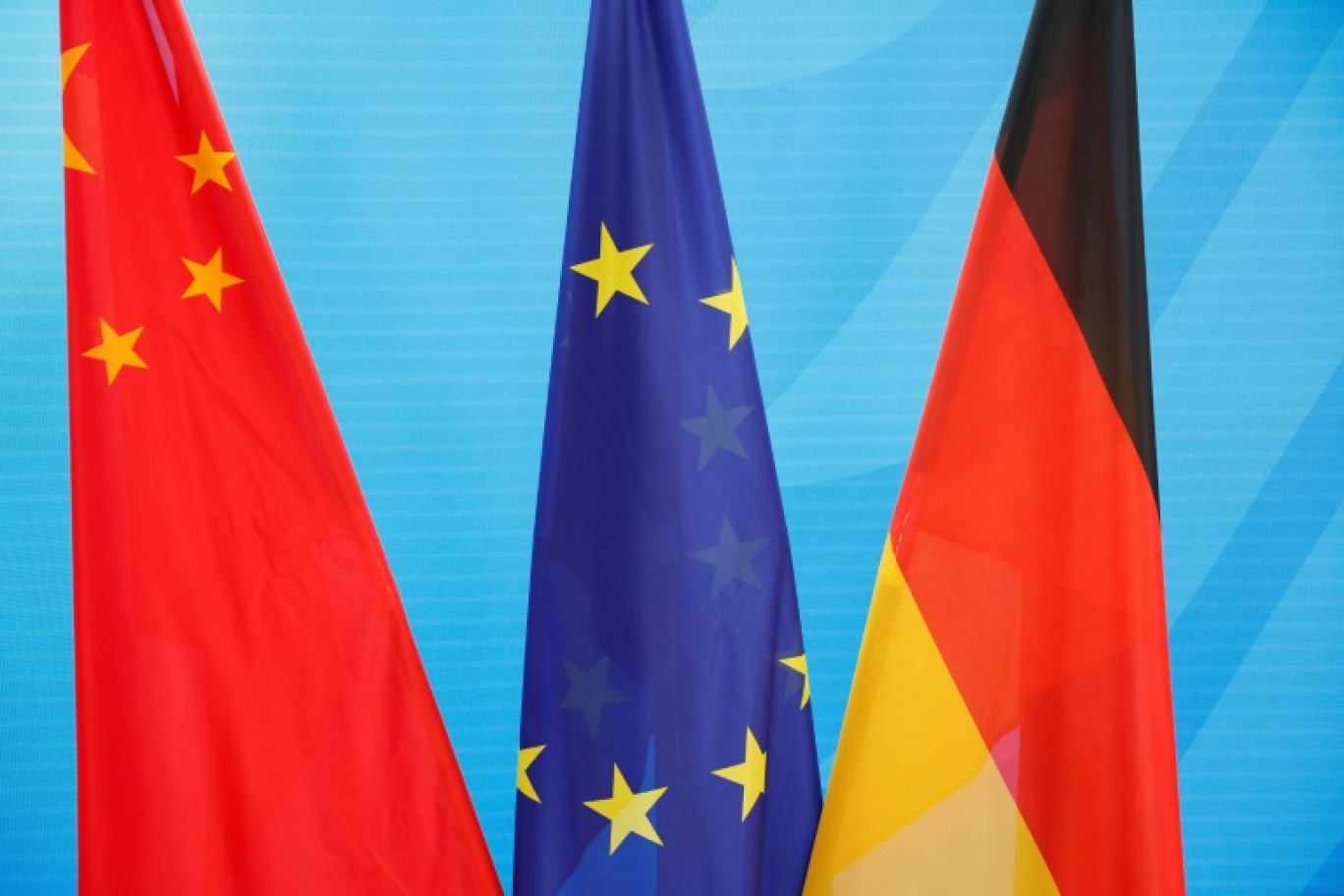 Le chancelier allemand Friedrich Merz s'est dit "prudemment optimiste" sur le fait qu'un accord sur les droits de douane entre l'UE et les Etats-Unis puisse être conclu "dans les prochains jours, au plus tard d'ici la fin du mois" © Odd ANDERSEN