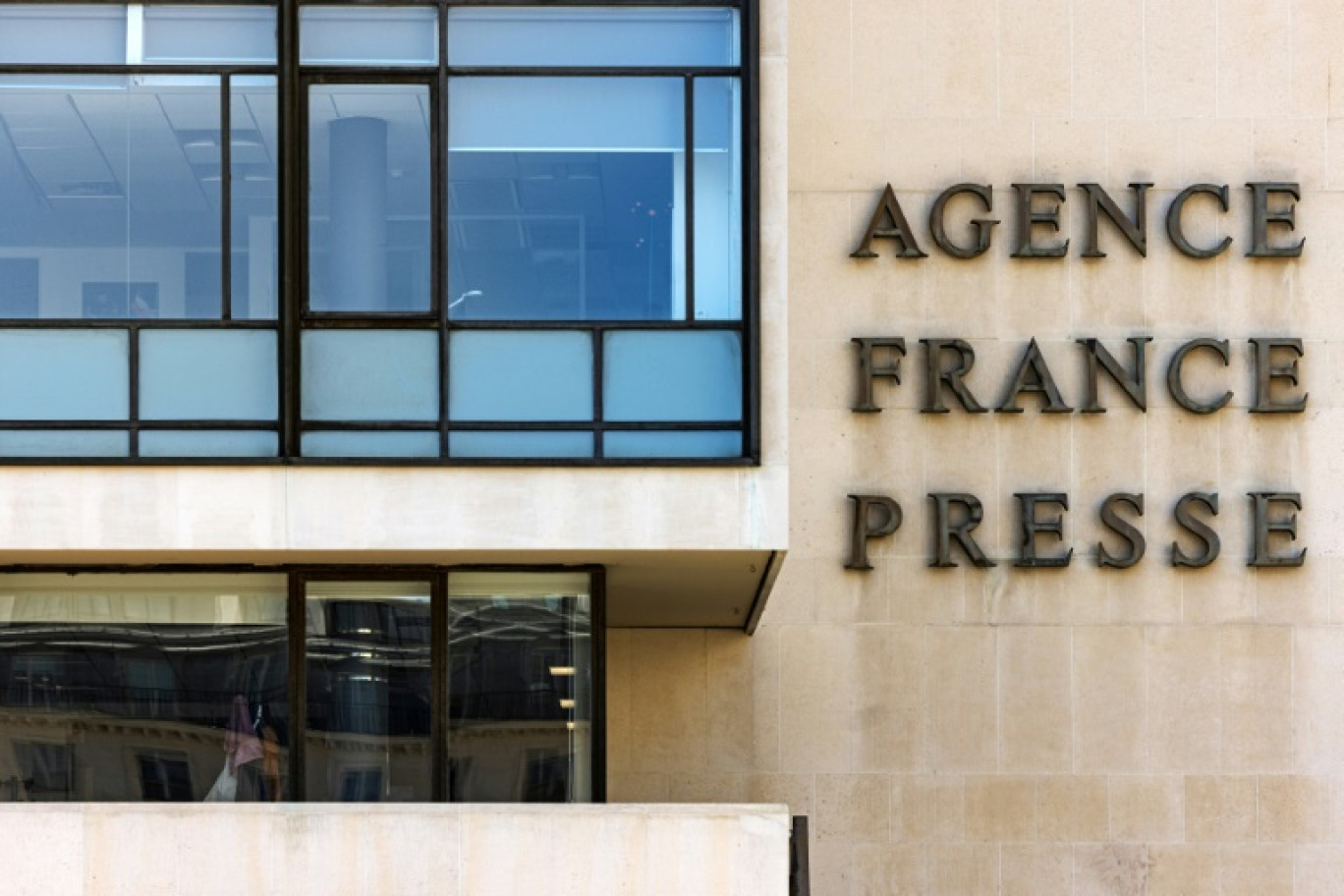 Photo du siège de l'Agence France-Presse à Paris le 10 juillet 2025 © JOEL SAGET